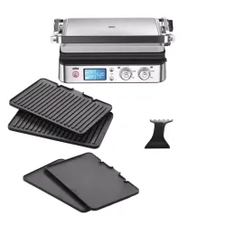 Braun Griglia a contatto MultiGrill 9 CGÂ9043 Nero/Acciaio inox CG9043