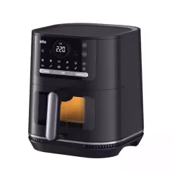 Braun HF 5075 Singolo Indipendente 2000 W Friggitrice ad aria calda Nero, Grigio