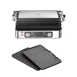 Braun Griglia a contatto MultiGrill 9 Pro CG 9140 Nero/Acciaio inox CG9140