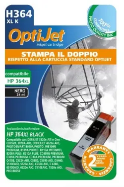 Ferrania OptiJet cartuccia d'inchiostro 1 pz Compatibile Resa elevata (XL) Nero, Compatibile HP 364
