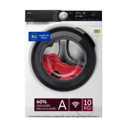 AEG Serie 9000 Lavatrice Carica Frontale 10 Kg Classe A-60% 1400 Giri MADE IN ITALY XLR9FBGA10SY
