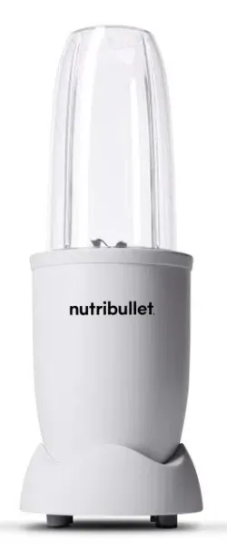 NutriBullet Pro – Frullatore Compatto e Potente, Estrattore di Nutrienti, Smoothie Maker, 900W, Bianco Opaco (NB907MAW)
