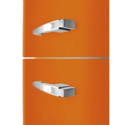 Smeg FAB32LOR6 frigorifero con congelatore Libera installazione 331 L Arancione Made in Italy