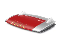 AVM FRITZ!Box 4040 International router wireless Gigabit Ethernet Dual-band (2.4 GHz/5 GHz) Rosso - EX DEMO prodotto nuovo con imballo aperto