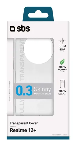 SBS TESKINRE12PT custodia per cellulare 16,9 cm (6.67") Cover Trasparente