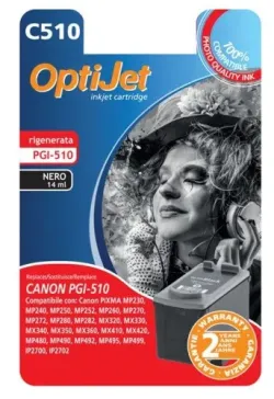 Ferrania OptiJet cartuccia d'inchiostro 1 pz Compatibile Nero PGI-510