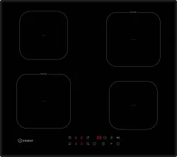 Indesit IS F 18Q60 NE Piano cottura a induzione 60cm, 4 zone, comandi +/-