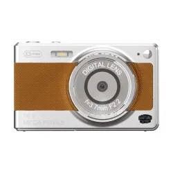 XD Enjoy Digital camera 16X - 2,8’’ LCD screen - HD 1080p - SD card Slot - Marrone, Argento