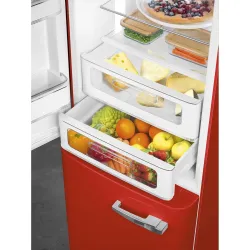 Smeg FAB32LRD6 frigorifero con congelatore Libera installazione 234 L D Rosso