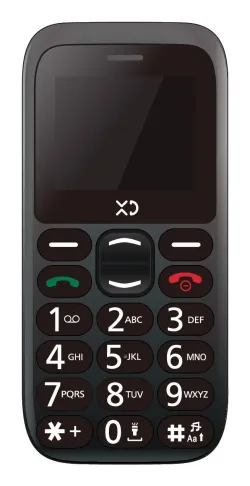 XD Enjoy XDEZB99BK cellulare 4,5 cm (1.77") Nero Telefono per anziani
