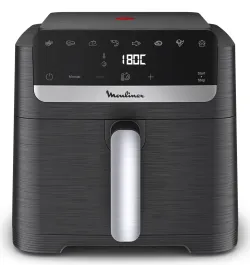 Moulinex Easy Fry Mega Compact , Friggitrice ad Aria XL Capacità 7.5L, design co