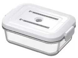 Freshlocker XDFLVC150 recipiente per cibo Rettangolare Contenitore 1,5 L Trasparente, Bianco 1 pz