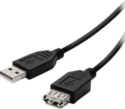 Vivanco VVITUSB18MFK cavo USB USB 2.0 1,8 m USB A Nero