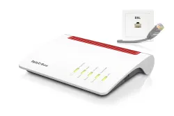 AVM FRITZ!Box 7590 router wireless Gigabit Ethernet Dual-band (2.4 GHz/5 GHz) 3G 4G Bianco EX DEMO - Prodotto nuovo imballo rovinato