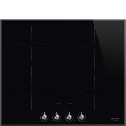 Smeg Classic Classica Piano di cottura SI364BM Nero Made in Italy