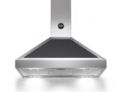 Bertazzoni La Germania K90AMHNEA/19 cappa aspirante Cappa aspirante a parete Nero, Acciaio inox 800 m³/h