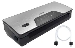 Freshlocker XDFL3550 macchina per sottovuoto 700 mbar Nero, Argento