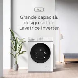 XD Enjoy XDMG7012386B lavatrice slim 48cm 7 kg 1200 Giri/min Bianco