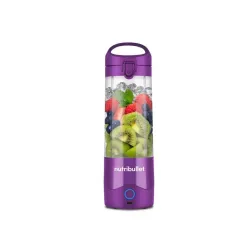 NutriBullet Portable – Mini Frullatore Compatto e Portatile, Ricaricabile USB-C, Smoothie Maker, Viola (NBP003PU)