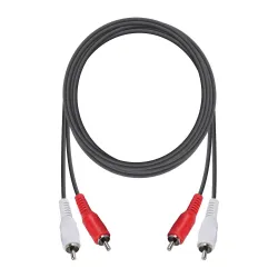 Vivanco VVAX2RCA12MMK cavo audio 1,2 m 2 x RCA Nero