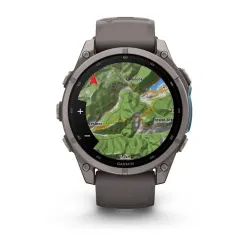 Garmin fēnix 9 3,56 cm (1.4") AMOLED 47 mm Digitale 454 x 454 Pixel Touch screen Titanio Wi-Fi GPS (satellitare)