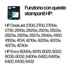 HP Cartuccia di inchiostro nero originale 305