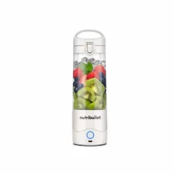 NutriBullet Portable – Mini Frullatore Compatto e Portatile, Ricaricabile USB-C, Smoothie Maker, Bianco (NBP003W)