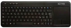 XD Enjoy XDWK2036 tastiera TV RF Wireless QWERTY Nero