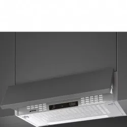 Smeg KSEIR62SE2 cappa aspirante Semintegrato (semincassato) Argento 225 m³/h
