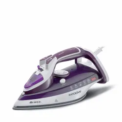 Ariete 6243 Steam Iron - Ferro da stiro con piastra in ceramica - Colpo vapore 140 gr/min - Serbatoio 320 ml - 2200 W - Bianco e Porpora