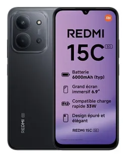 TIM Xiaomi Redmi 15C 5G 17,5 cm (6.9") Dual SIM ibrida USB tipo-C 4 GB 128 GB 6000 mAh Nero