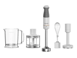 Kenwood HBM40.306WH frullatore Frullatore ad immersione 850 W Grigio, Trasparente, Bianco