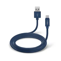 SBS Cavo dati in silicone 1 m - Connettori USB a USB-C blu