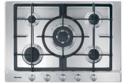 Miele KM 2033 G Acciaio inox Da incasso 75 cm Gas 5 Fornello(i)