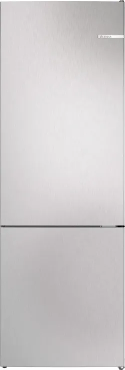 Bosch KGN492LCF Serie 4 Frigorifero Combinato da libera installazione 203 x 70 cm Metal look Classe C