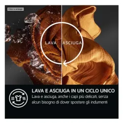 AEG Series 7000 Lavasciuga 11+7 Kg Classe D/A-5% 1400 Giri MADE IN ITALY LWR7D1174B