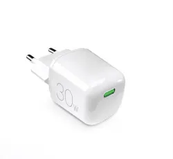 PURO PUFCMTCUSBC30WGWHI Caricabatterie per dispositivi mobili Computer portatile, Smartphone, Tablet Bianco AC Ricarica rapida Interno