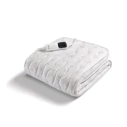 Imetec Scaldasonno Adapto singolo 150 x 80 cm, Basso consumo, Tecnologia brevettata, Riscaldamento rapido, Temperatura personalizzata, Cotone con trattamento antibatterico, Comando con 6 temperature
