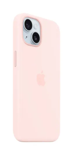 Apple Custodia MagSafe in silicone per iPhone 15 - Rosa confetto