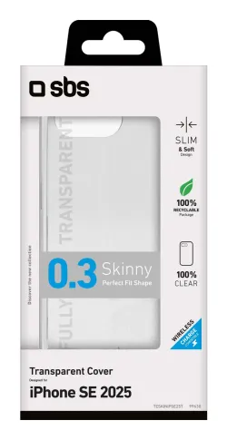 SBS TESKINIPSE25T custodia per cellulare 15,5 cm (6.1") Cover Trasparente