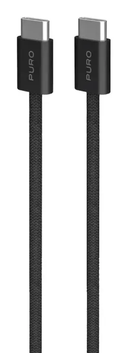 PURO PUCCCFABK415MTBLK cavo USB USB 2.0 1,5 m USB C 0,48 Gbit/s 60 W Nero