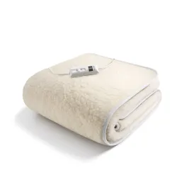 Imetec Scaldasonno Comfort, 50% Lana e Merino, Singolo 150x80 cm, Made in Italy, 2 temperature