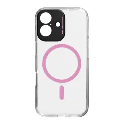 SBS CMCOVCAMTMSIP1763PK custodia per cellulare Cover Rosa, Trasparente