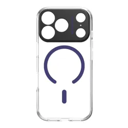 SBS CMCOVCAMTMSIP1763PB custodia per cellulare Cover Blu, Trasparente