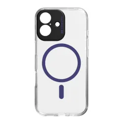 SBS CMCOVCAMTMSIP1763B custodia per cellulare Cover Blu, Trasparente
