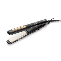 Bellissima Imetec Steam Ceramic & Keratin, Piastra per capelli a vapore, liscio a lungo, protezione dal calore, 3 temperature, Riscaldamento Rapido, Piastre Oscillanti, Autospegnimento