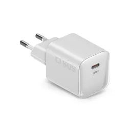 GaN wall charger 1x Type-C PD 20W, white