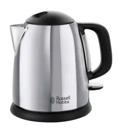Russell Hobbs Victory bollitore elettrico 1 L 2400 W Nero, Acciaio inox