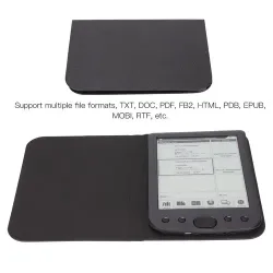 Ereader 6in 800x600 HD Ink Screen E Reader 8GB 512MB ABS Lettore Ebook con P Set