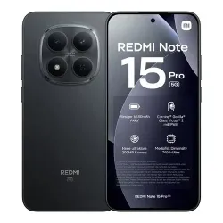 XIAOMI REDMI NOTE 15 PRO 5G 8GB RAM 256GB BLACK DUAL SIM 6.83'' NUOVO
